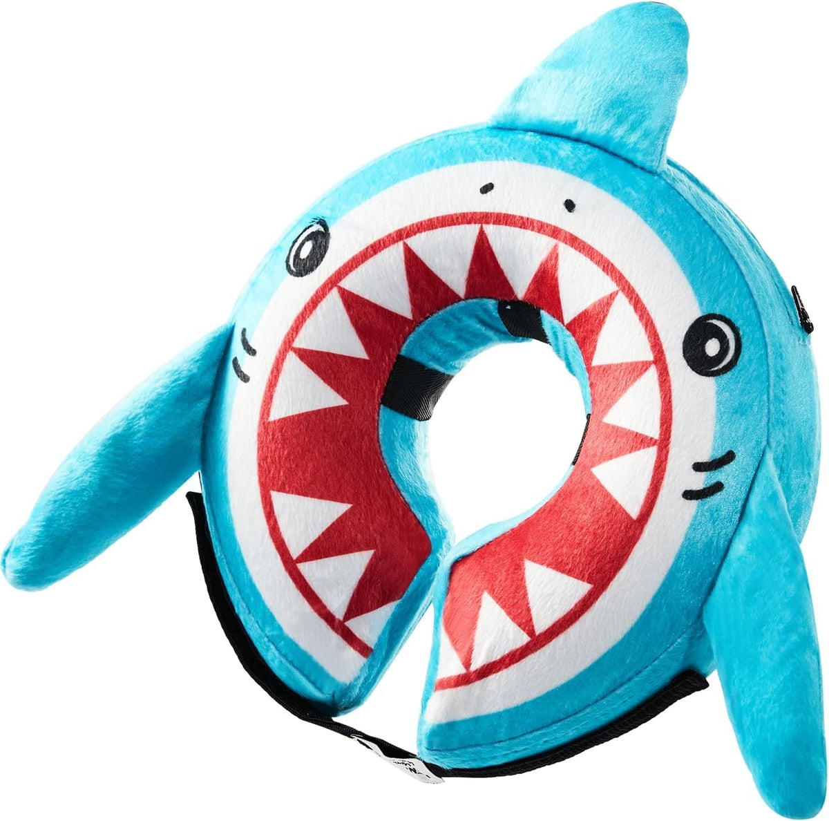 Inflatable Dog Cone Collar Alternative After Surgery XXLarge (Shark / XX-Large[Neck:21"-23"])