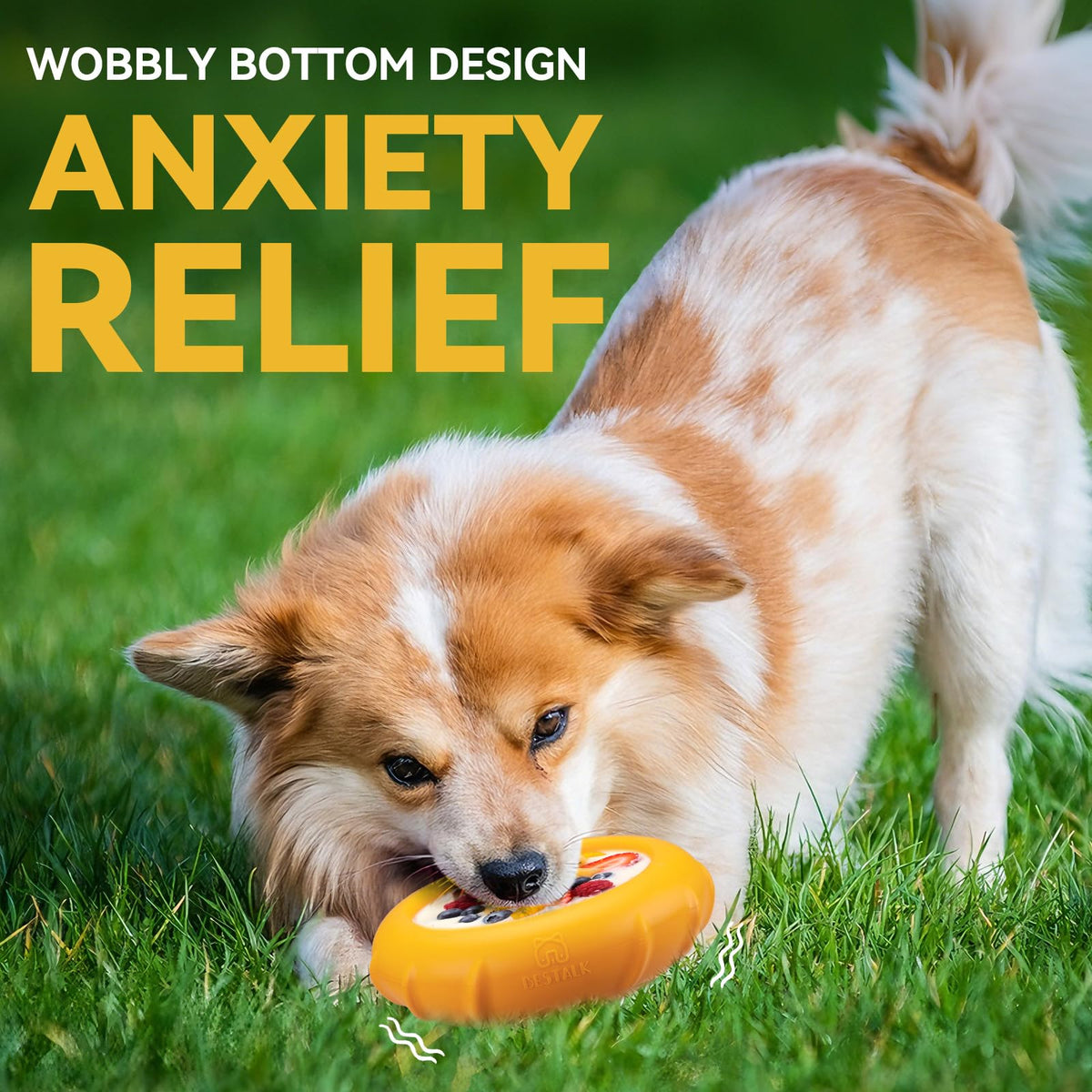 Dog Lick Bowl (Large / Orange)