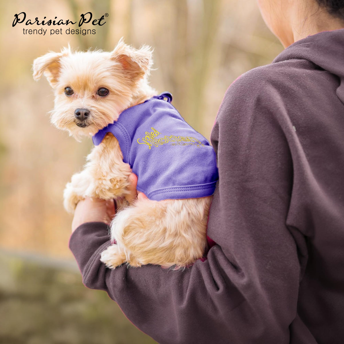 Dog Shirt 100% Cotton Shirts for Small Dogs (Extra Extra Small / Spoiled Rotten)