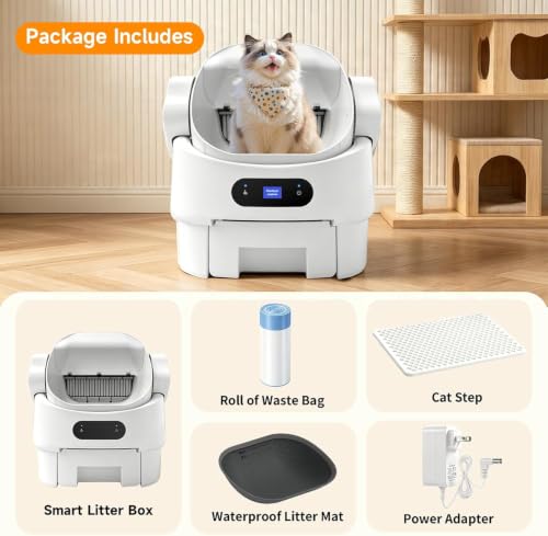 Automatic Cat Litter Box (Automatic-White)