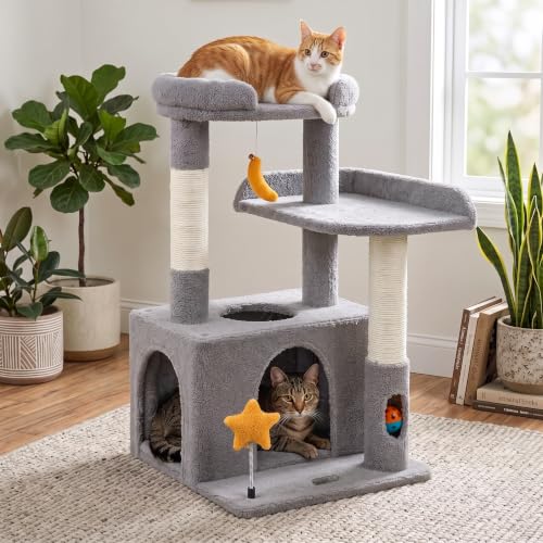 Small Cat Tree for Kittens (Gray / Small 30")