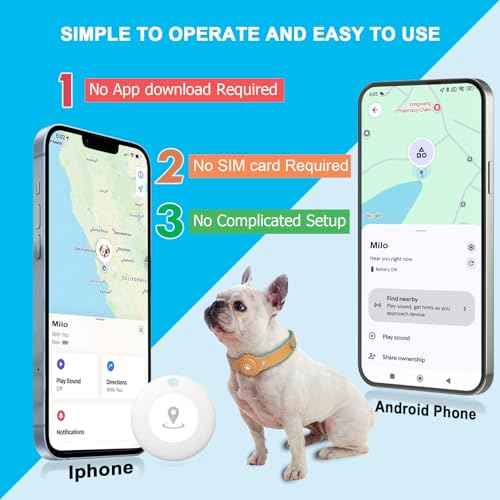 GPS Tracker for Dogs (Brown / L(12.5''-21''))
