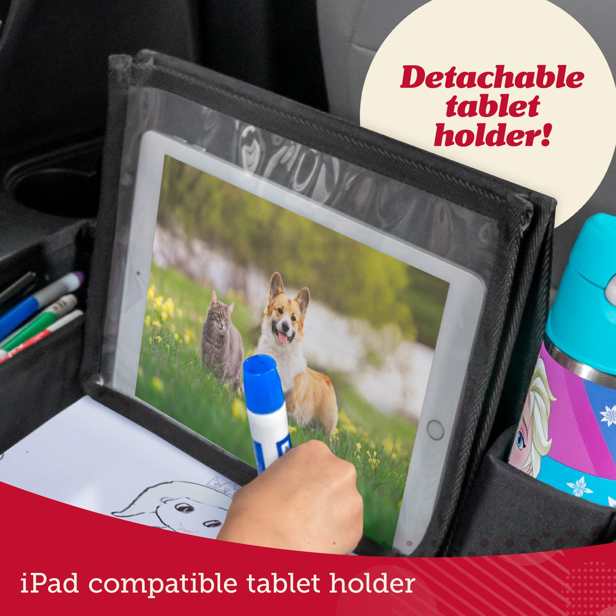 Kids Travel Tray for Car (Floral)