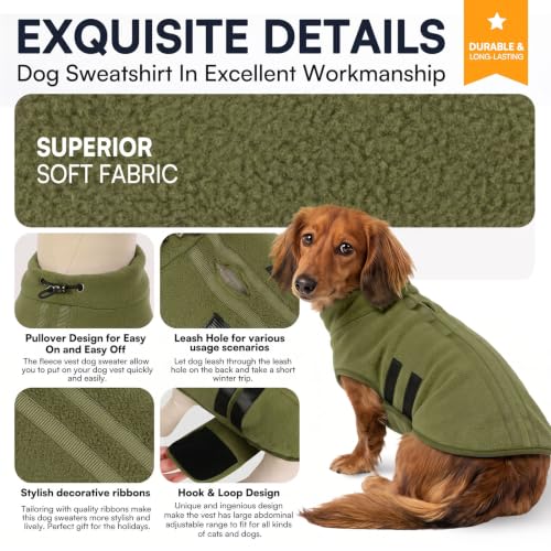 XL Dog Sweater (Army Green / X-Large)