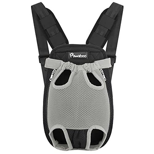 Pet Front Carrier Backpack for Small Medium Dogs (Gray / Large (Pack of 1))