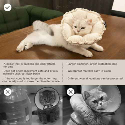 Soft Cat Cone Collar (L-Standard / White)