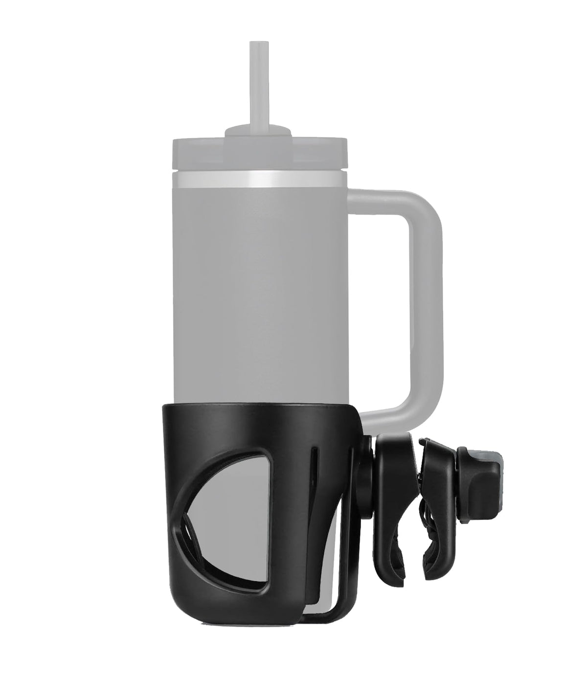New Stroller Cup Holder for Stanley Quencher H2.0 (black)