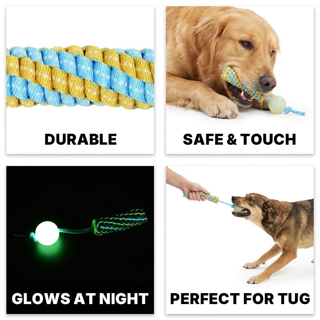 Knot Rope Dog Chew Toys (Comet Ball)