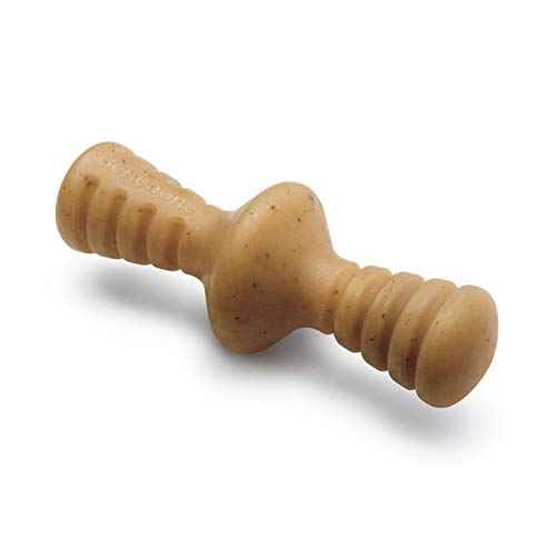Zaggler Dog Chew Toy for Aggressive Chewers (Brown / Medium)
