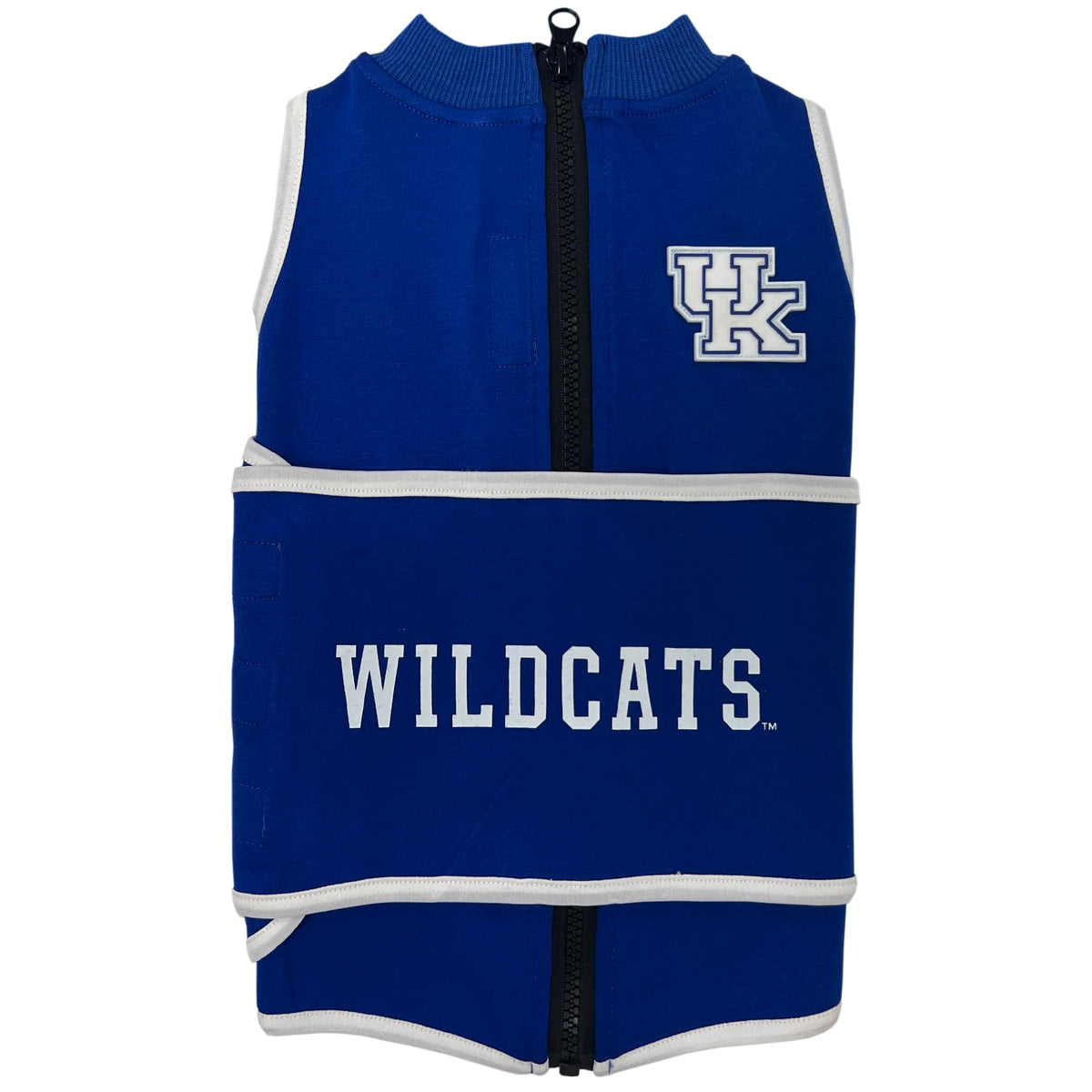 NCAA Kentucky Wildcats Dog Anxiety Shirt Calming Soothing Vest for Dogs Cats with Anxiety (Medium / Kentucky Wildcats)