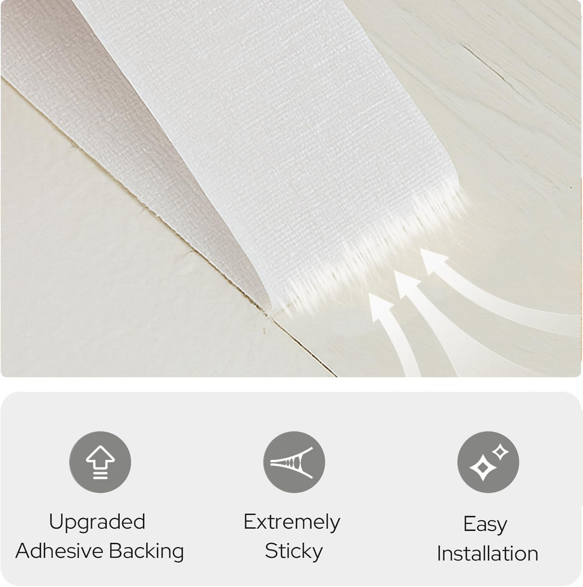 Self Adhesive Curtains (71"W x 59"L (Pack of 1) / White)