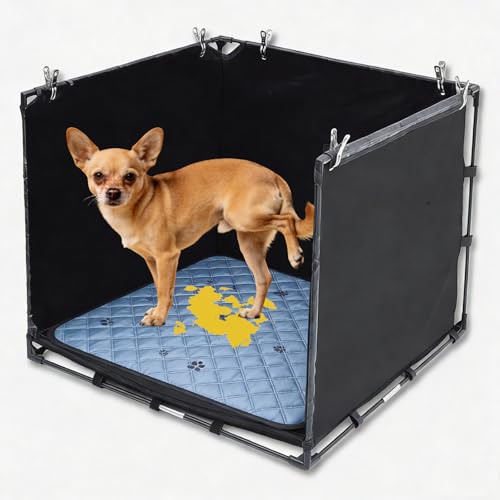 Dog Pee Pad Holder Tray with Washable Pee Pad
