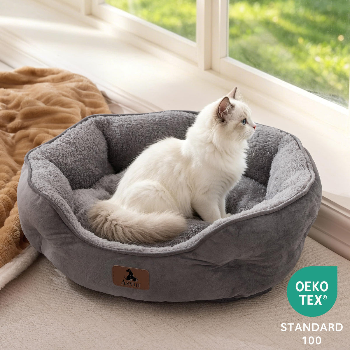 Small Dog Bed for Small Dogs (Small (Pack of 1) / Grey)