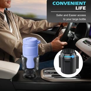 Cup Holder Expander for Car (Black)