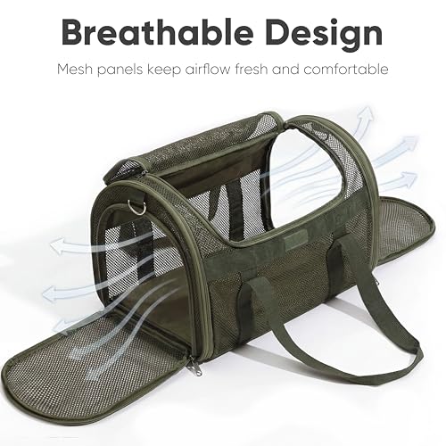 Cat Carrier Soft (Green)