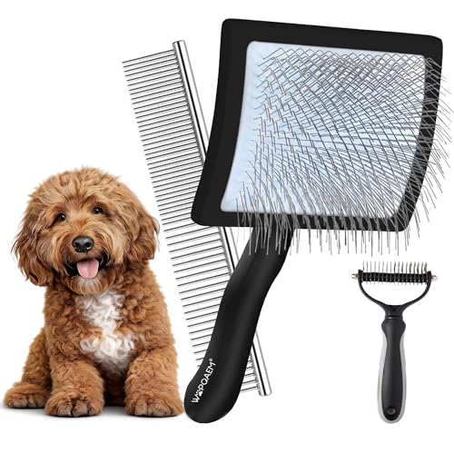 3 PCS Slicker Brush for Dogs (Black 3pc)