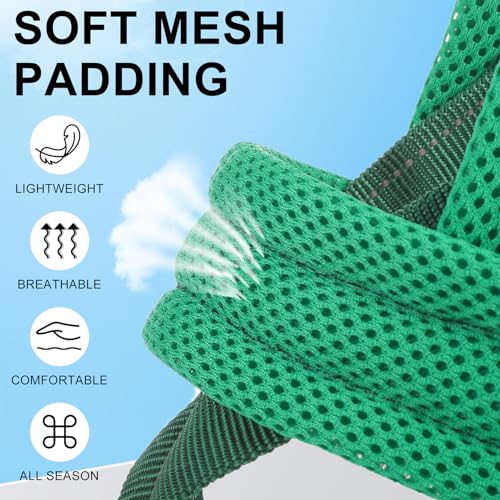 Dog Harness for Large Dogs (Green / L: Chest 26"-32")