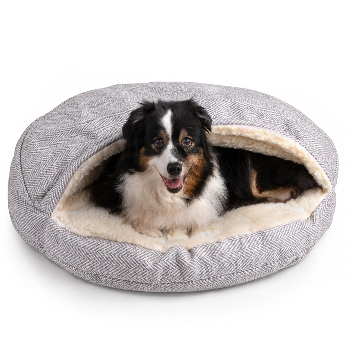 Cozy Cave Dog Bed (35.0"L x 35.0"W x 8.0"Th / Palmer Dove)
