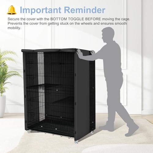 ExploreLand Breathable Cat Cage Cover