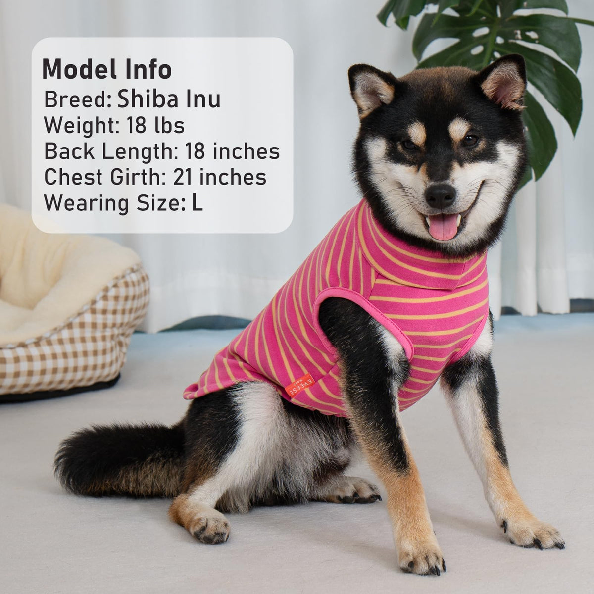 2Pack Dog Sweater for Small Dogs Soft Pet Coats Fleece Sweatshirt (Medium (7-11lbs) / 8# Pink+Pink Stripe)