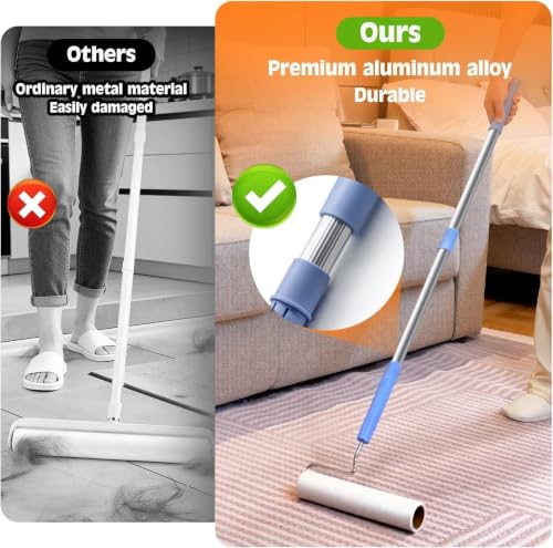 Large Lint Roller for Pet Hair Extra Sticky