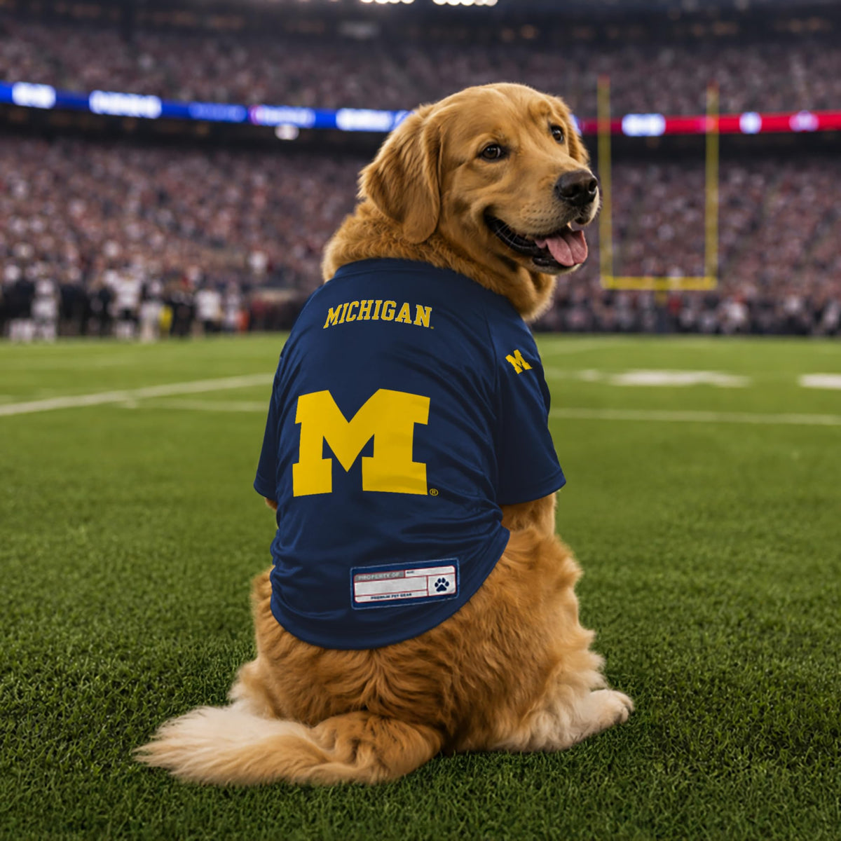 NCAA Michigan Wolverines Stretch Pet Jersey (Michigan Wolverines / Small)