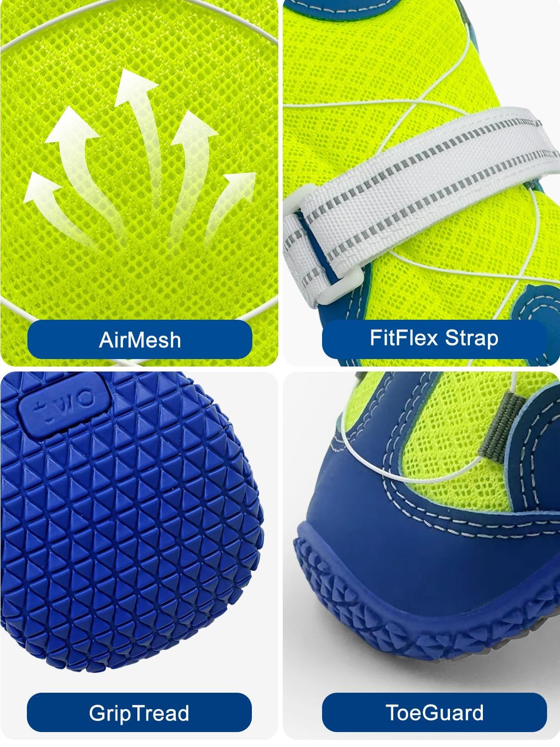 Dog Shoes Tension Knob (BLUE / 6# (Insole Width 2.8″)for 59~78lbs)