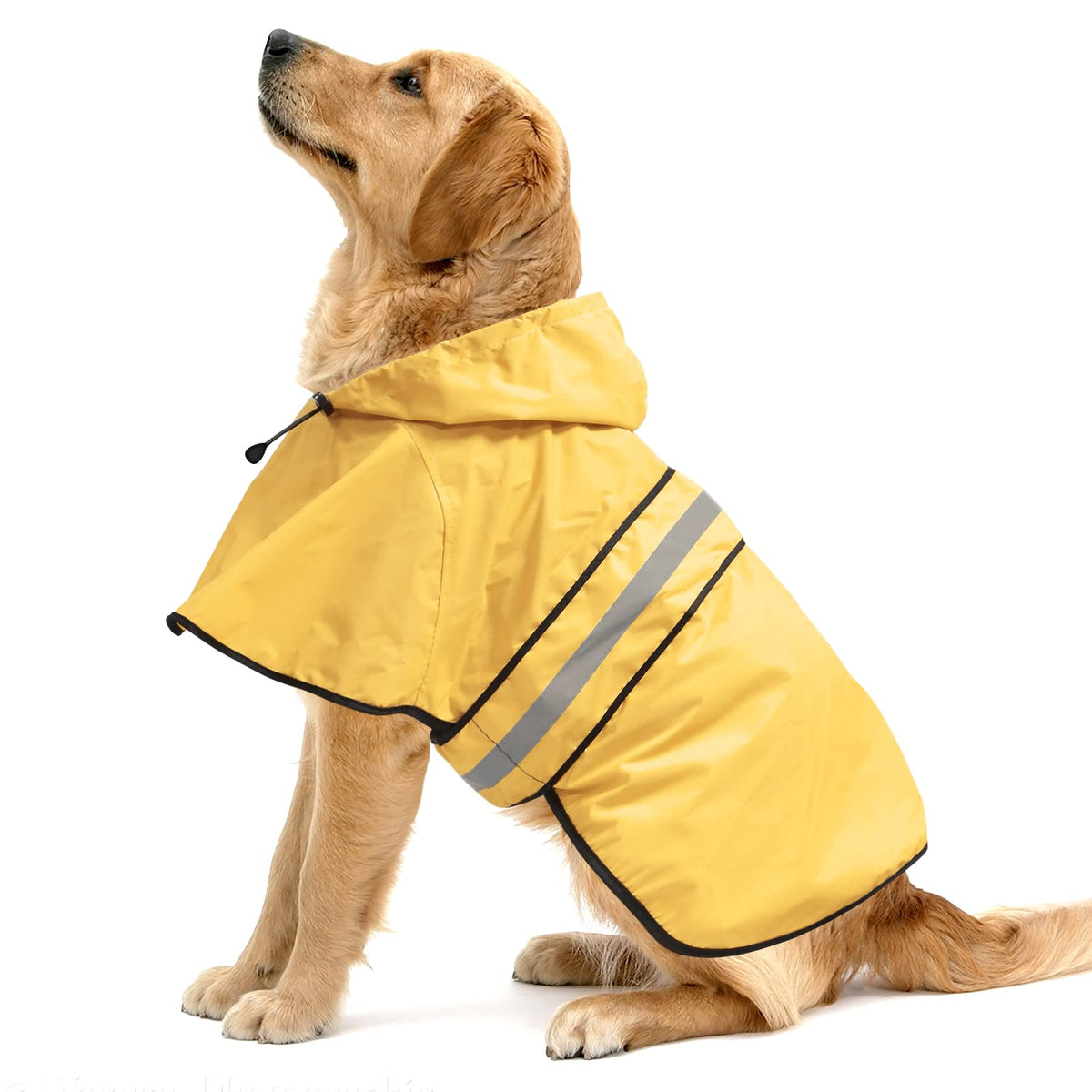 Reflective Dog Rain Coats (Yellow / Large)