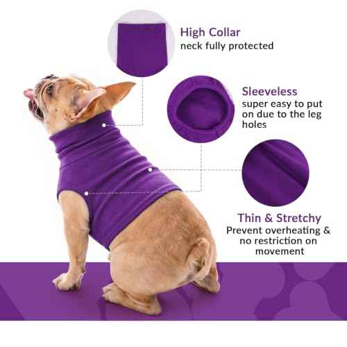 Cat Neck Cover (DarkPurple / S(Chest: 16.9"))