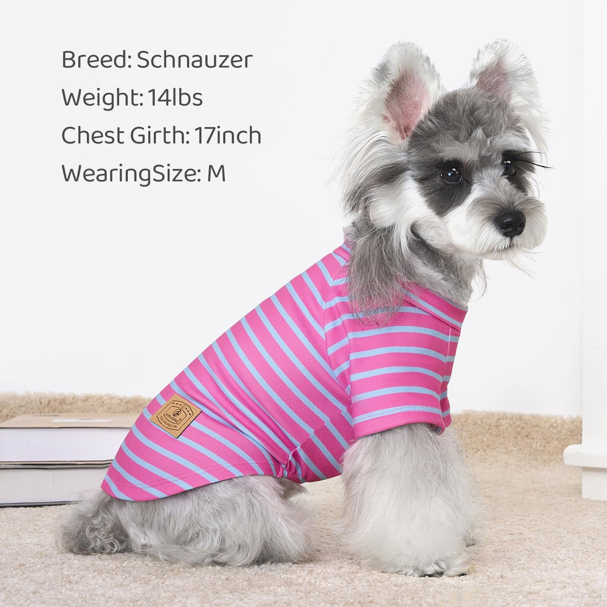 4 Pack Dog Sweaters Comfy Dog Clothes with Sleeves Puppy Shirts Pullover Pet Sweatshirt for Small Medium Large Dogs Boy Girl Doggy Outfits Cat Apparel (X-Large / Pink, Purple)