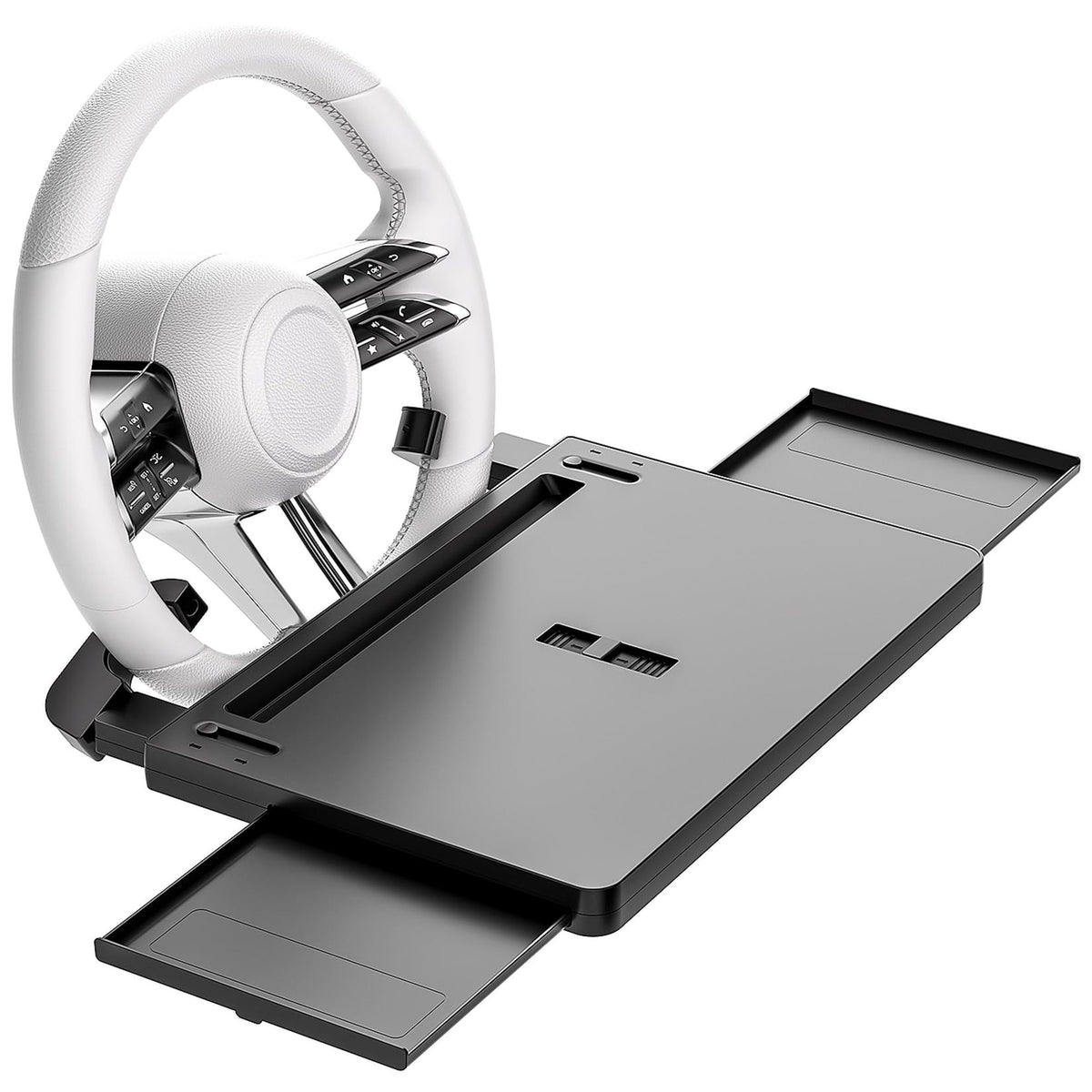 Steering Wheel Tray Desk with Expandable Trays (10.3" *26.2")