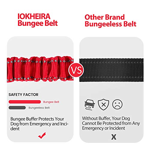 Dog Seatbelt Updated Dog Seat Belt (Fire Red)