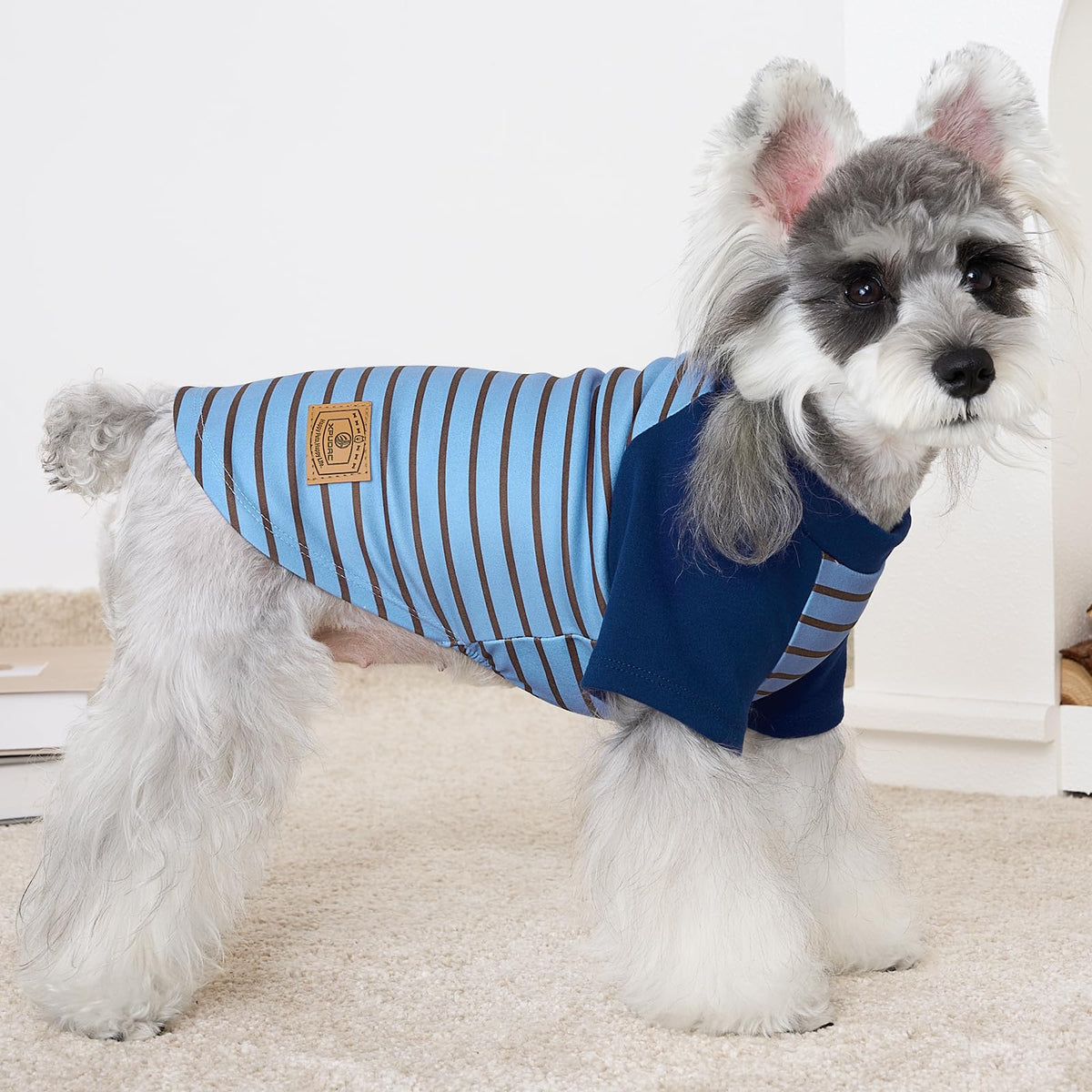 4 Pack Dog Sweaters Comfy Dog Clothes with Sleeves Puppy Shirts Pullover Pet Sweatshirt for Small Medium Large Dogs Boy Girl Doggy Outfits Cat Apparel (3X-Large / Navy, Grey)