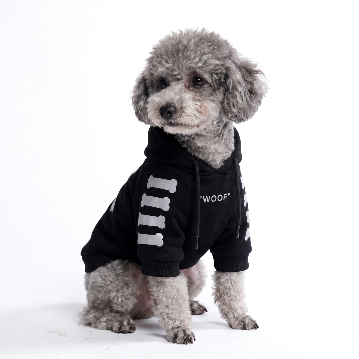 Dog Hoodie Buttery (Woof / Medium)