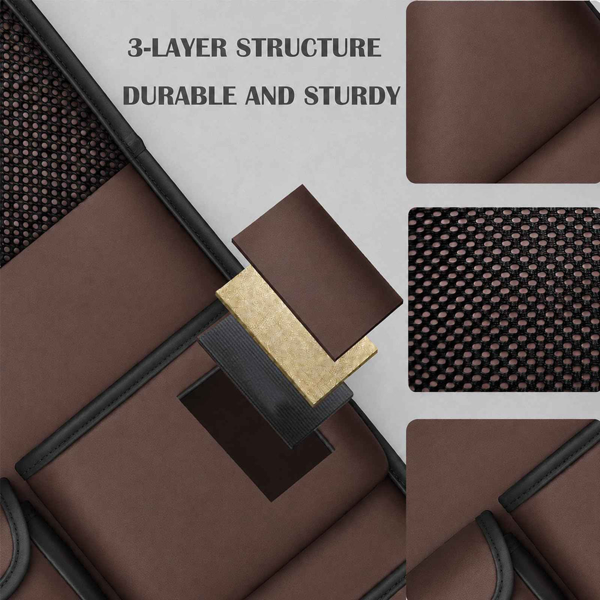 TENLBYC Car Seat Organizers (Brown)