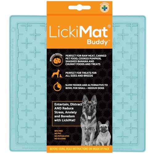 Classic Buddy Dog Slow Feeder Lick Mat (Mint)