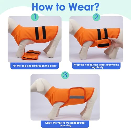 Dog Anxiety Relief Coat (Orange / Small)