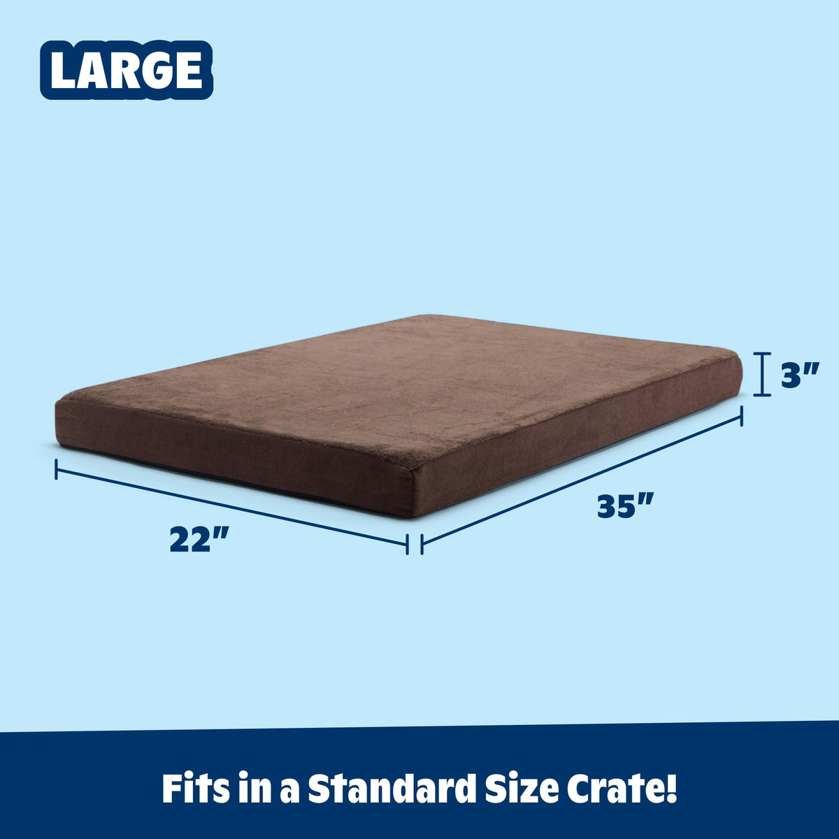 Orthopedic Dog Bed (Espresso / Large)