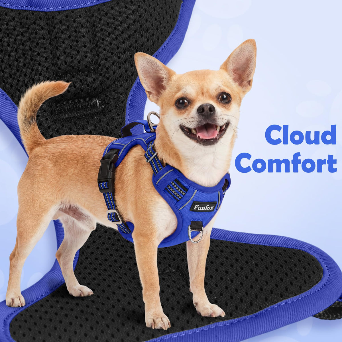 Dog Harness for XLarge Dogs (Blue / X-Large)