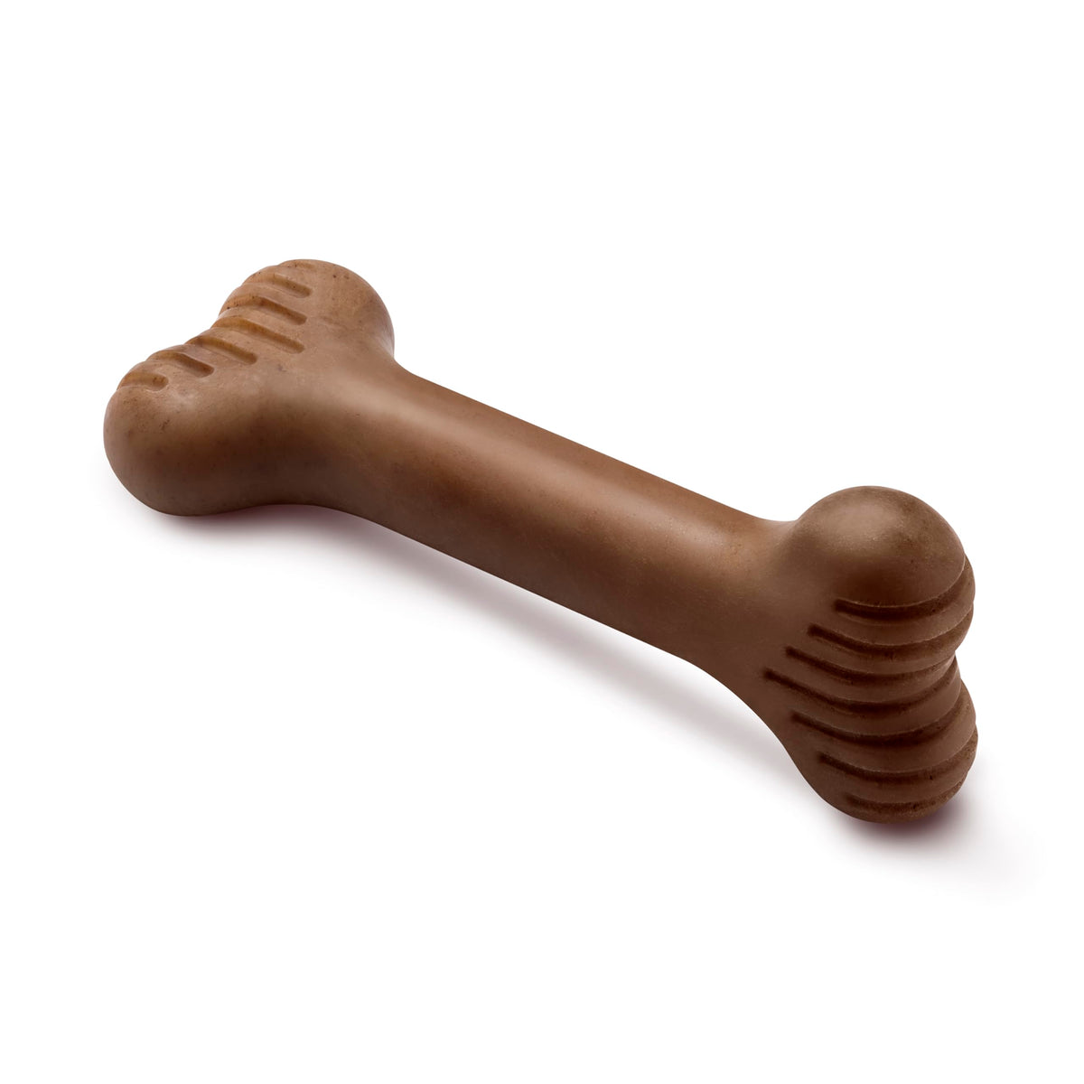 Bone Dog Chew Toy for Aggressive Chewers (REAL Bacon / Large)