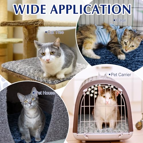 4 Pack Self Warming Cat Mat for Pets (16 x 20 Inch / 2 Color)
