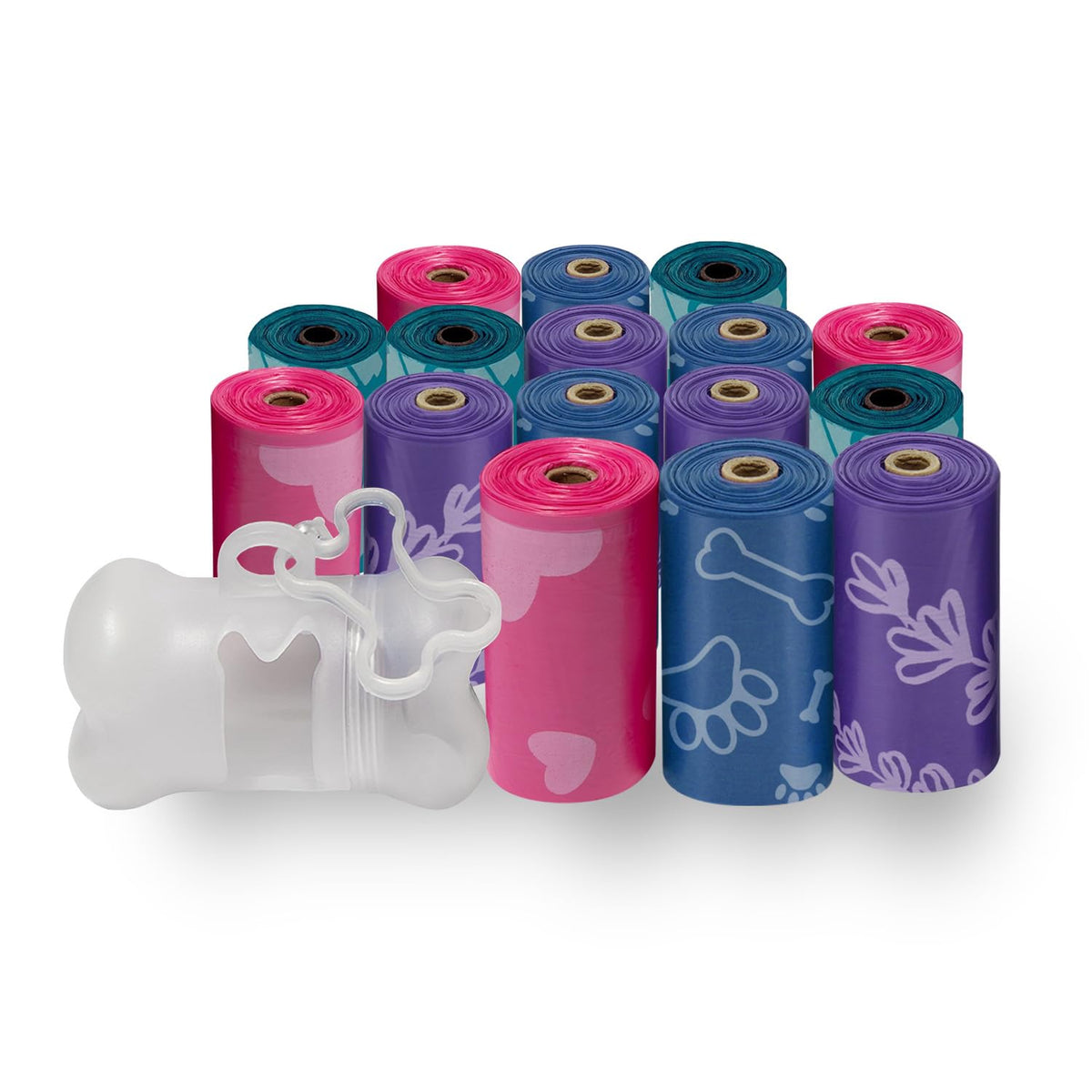 Poop Bags for Dogs (Assorted Colors 2 / 240 Bags)