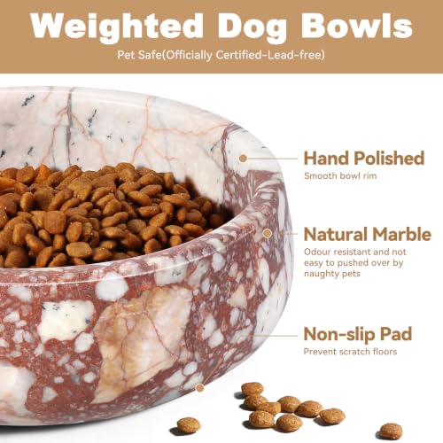 Calacatta Marble Dog Bowl (Calacatta Small)