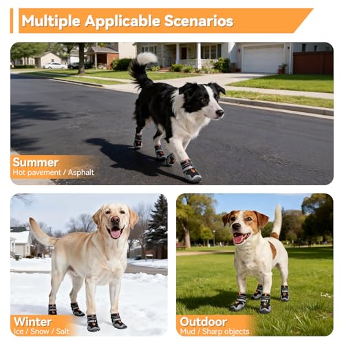 Breathable Dog Boots for Medium Large Dogs