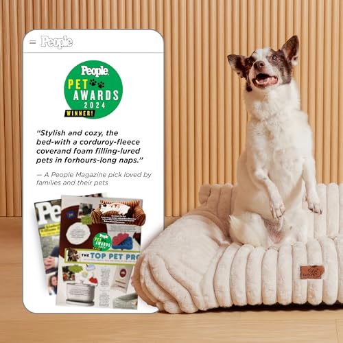ComfyFleece® Shown on TV Fluffy Cute Cat Couch for Pets (24x18x10" / Cream)