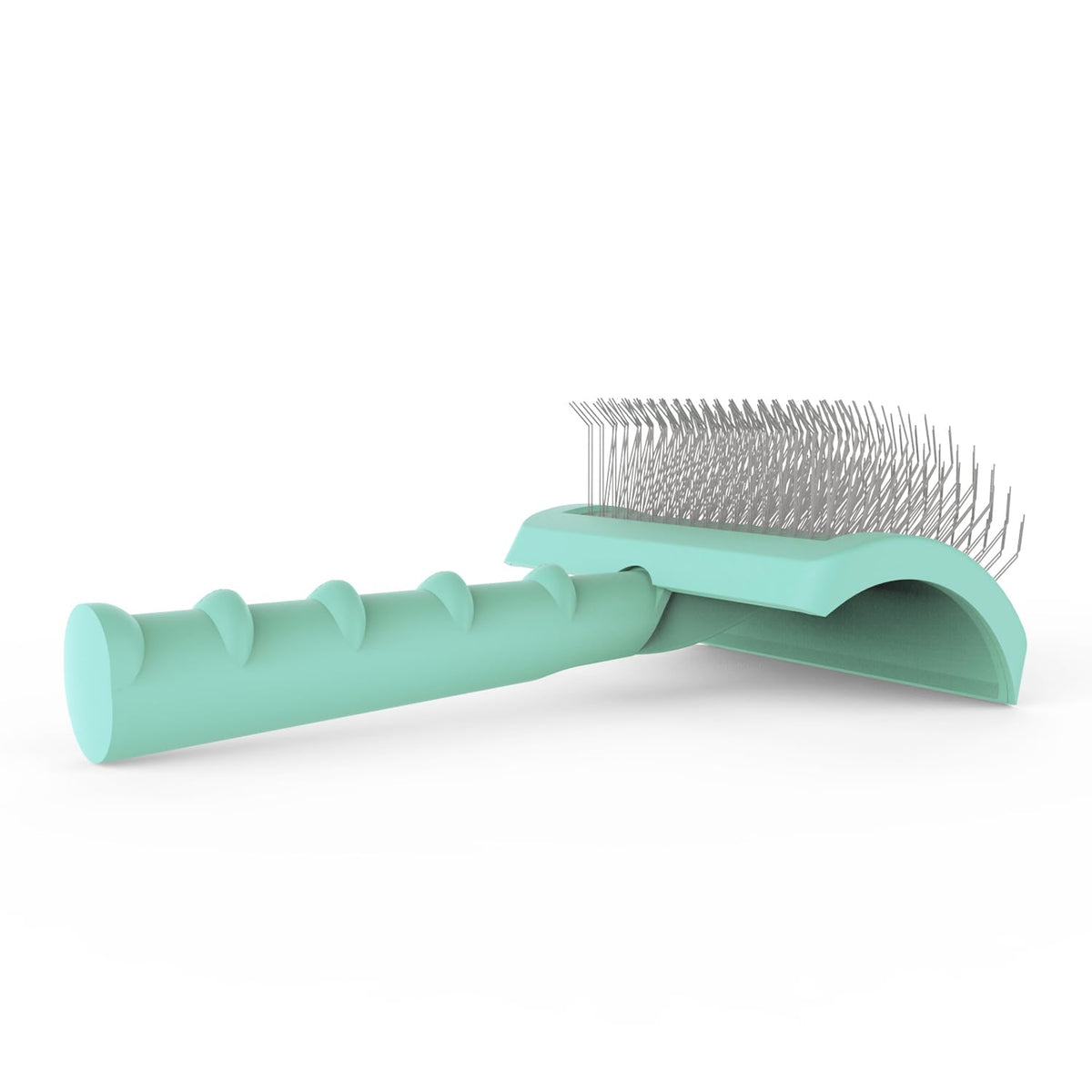 Dog Slicker Bursh for Cavapoo Toy Poodles Fluff Shedding Loose Fur (green)