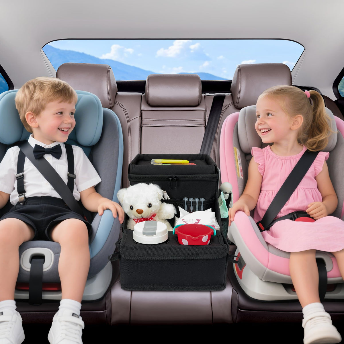 Car organizer for kids (Black)
