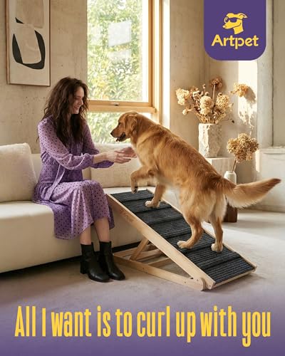 Wide Dog Ramp for Bed & Couch (Large)