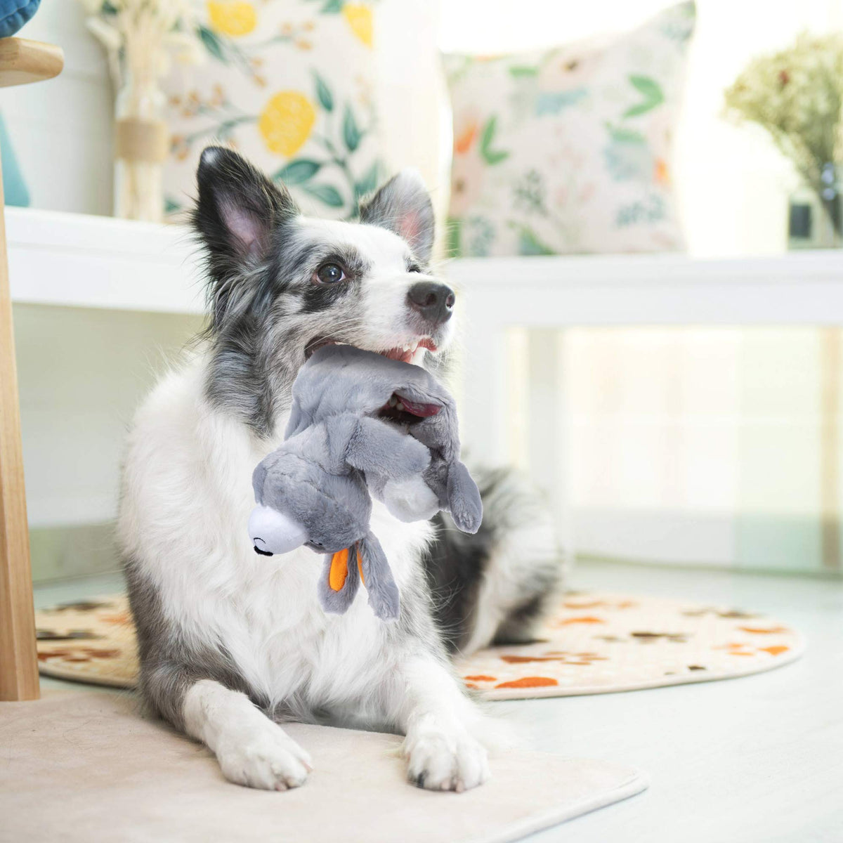 5 PCS Less Stuffing Dog Squeaky Toys for Aggressive Chewers (5 Pcs Multi-squeakers Head Stuffed Only)
