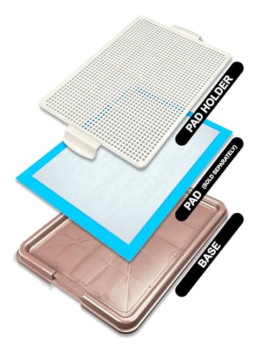 Dog Pee Pad Holder Tray (Brown)